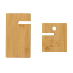 Bambusowy stojak na telefon