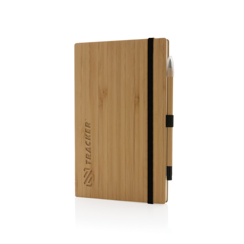 Bambusowy notatnik z ołówkiem Infinity