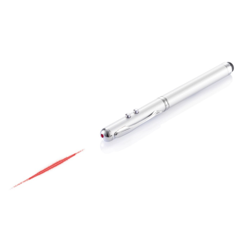 Długopis 4 w 1 touch pen wskaźnik laserowy latarka