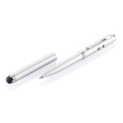 Długopis 4 w 1 touch pen wskaźnik laserowy latarka
