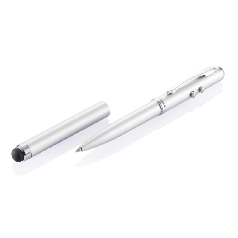 Długopis 4 w 1 touch pen wskaźnik laserowy latarka