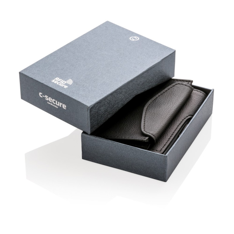 Portfel etui na karty kredytowe C-Secure ochrona RFID