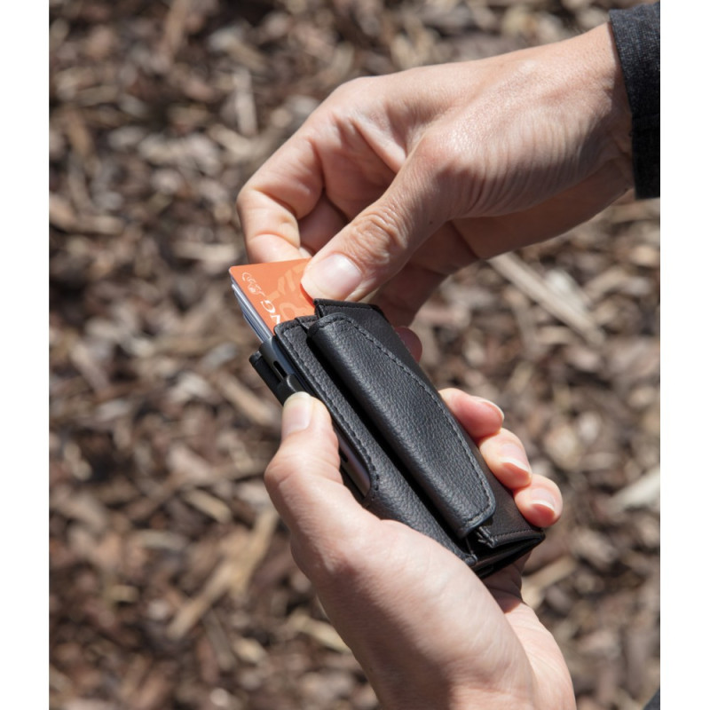 Portfel etui na karty kredytowe C-Secure ochrona RFID