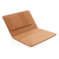 Korkowe etui na karty kredytowe i paszport ochrona RFID