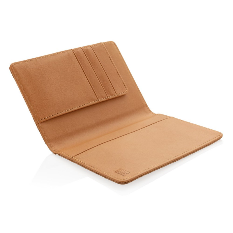 Korkowe etui na karty kredytowe i paszport ochrona RFID