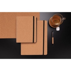 Korkowa teczka konferencyjna A5 z notatnikiem długopis