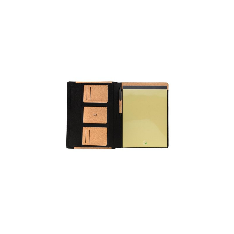 Korkowa teczka konferencyjna A4 z notatnikiem długopis