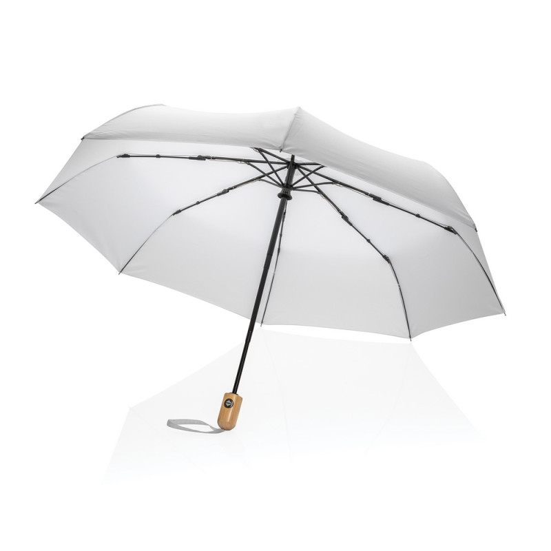 Bambusowy parasol automatyczny 21" AWARE™ RPET