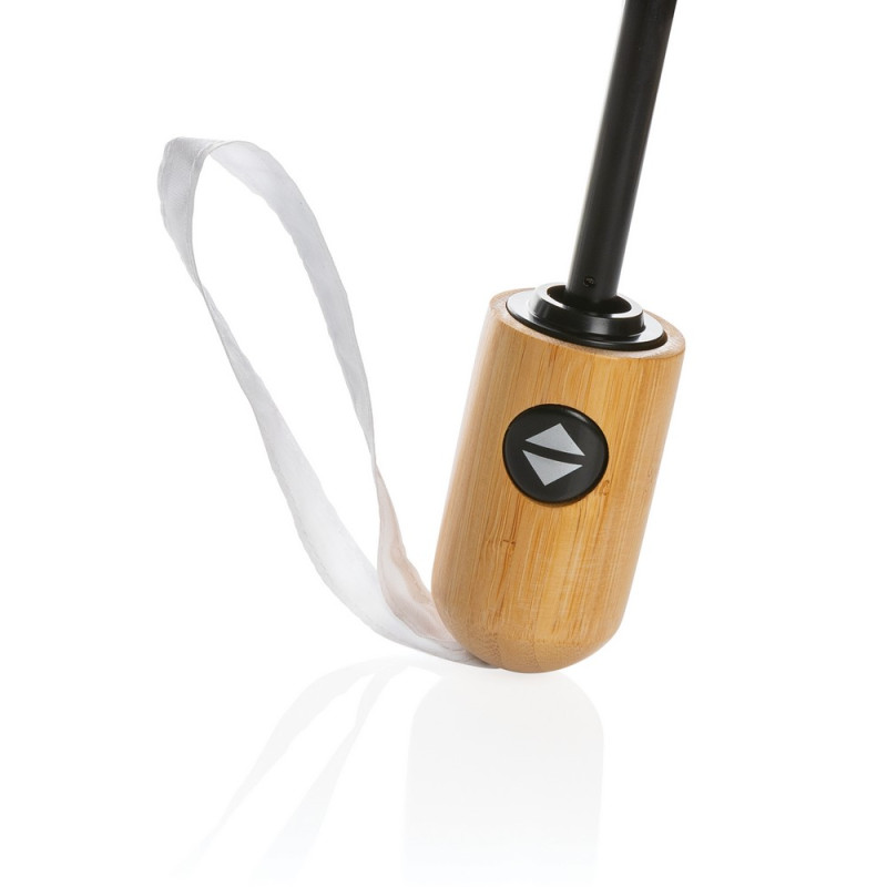 Bambusowy parasol automatyczny 21" AWARE™ RPET