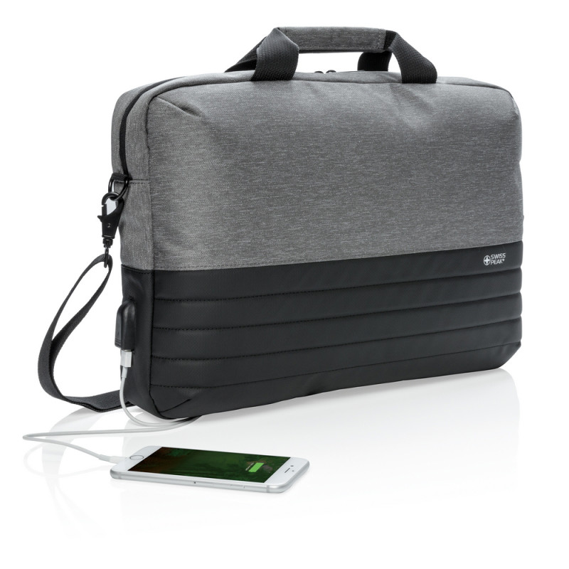 Torba na laptopa 156" Swiss Peak ochrona RFID