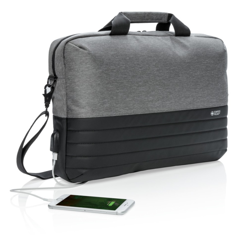 Torba na laptopa 156" Swiss Peak ochrona RFID