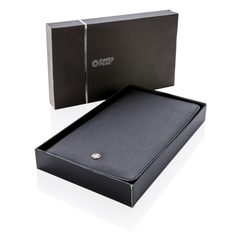 Portfel podróżny Swiss Peak Heritage ochrona RFID