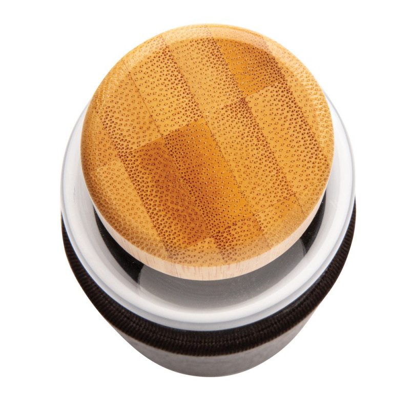 Szklana butelka 550 ml w pokrowcu