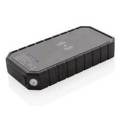 Bezprzewodowy power bank 10000 mAh ładowarka słoneczna