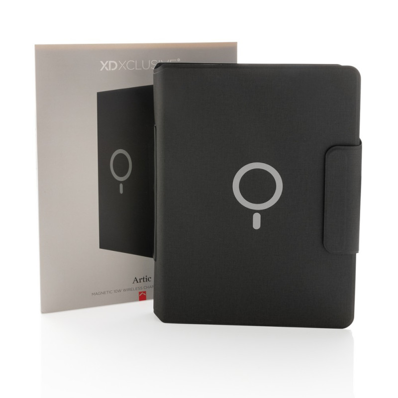 Teczka konferencyjna Arctic magnetyczna ładowarka bezprzewodowa 10W
