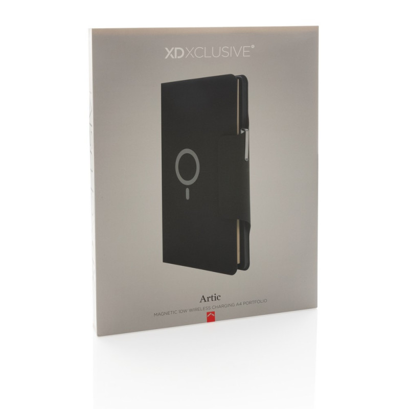 Teczka konferencyjna Arctic magnetyczna ładowarka bezprzewodowa 10W