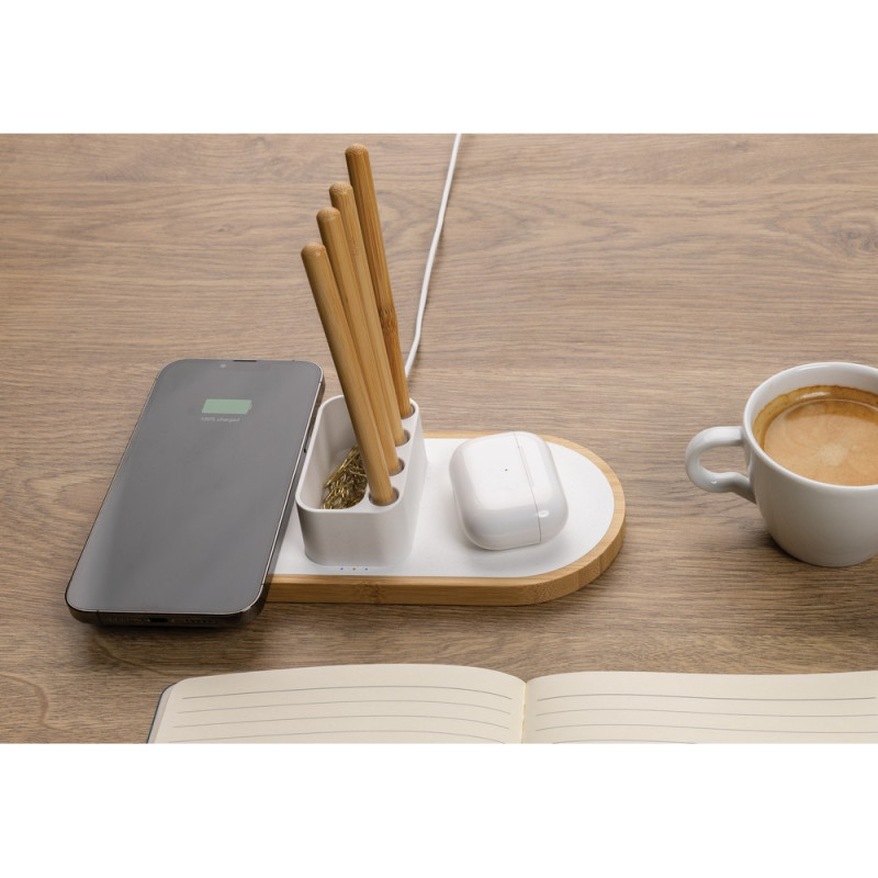 Podwójna ładowarka bezprzewodowa 10W Ontario RABS