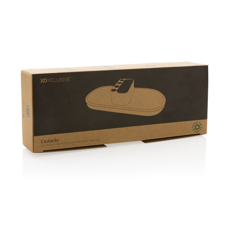 Podwójna ładowarka bezprzewodowa 10W Ontario RABS