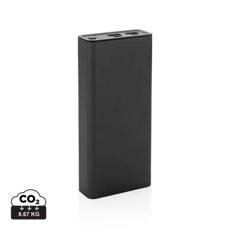 Power bank 20000 mAh Terra aluminium z recyklingu
