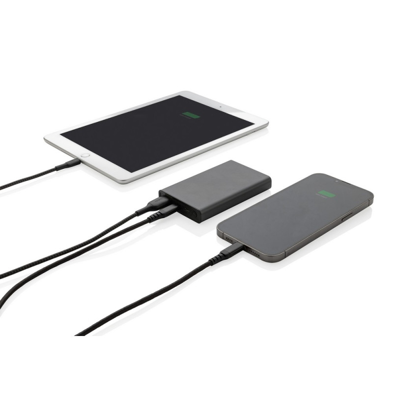 Power bank 5000 mAh Terra aluminium z recyklingu