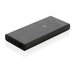 Szybki power bank 10000 mAh Terra aluminium z recyklingu
