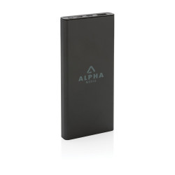 Szybki power bank 10000 mAh Terra aluminium z recyklingu