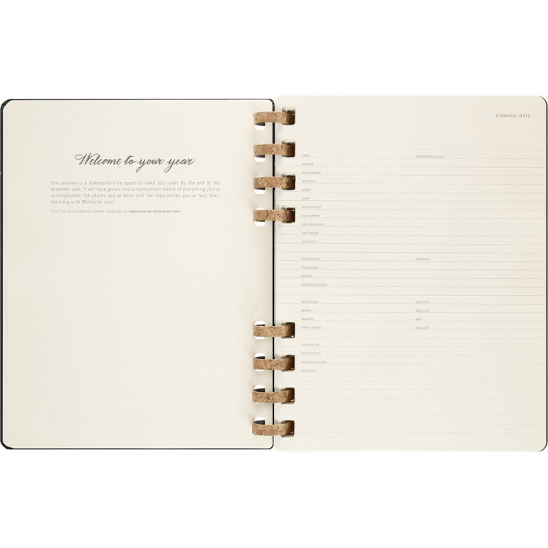 Spiralny kalendarz MOLESKINE Life