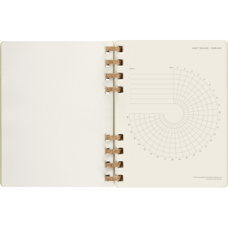 Spiralny kalendarz MOLESKINE Life