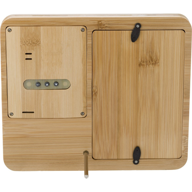 Bambusowa stacja pogodowa ramka do zdjęć