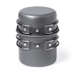 Pojemniki na żywność 2 szt 600 ml i 800 ml sztućce w pokrowcu RPET