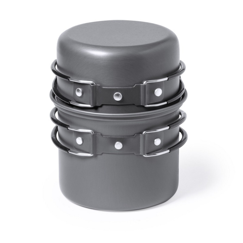 Pojemniki na żywność 2 szt 600 ml i 800 ml sztućce w pokrowcu RPET