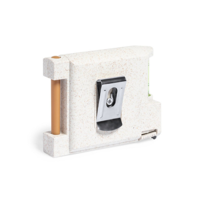 Miara 3m ze słomy pszenicznej poziomica notatnik długopis