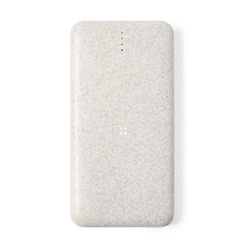 Bezprzewodowy power bank 8000 mAh ze słomy pszenicznej ładowarka bezprzewodowa 10W