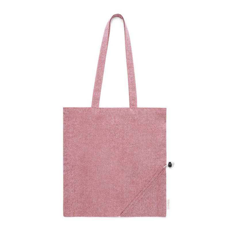 Torba na zakupy z bawełny z recyklingu składana