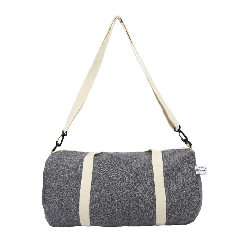 Torba sportowa podróżna B'RIGHT z bawełny z recyklingu i poliestru z recyklingu | Asha