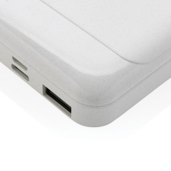 Power bank 5000 mAh plastik z recyklingu