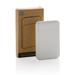 Power bank 5000 mAh plastik z recyklingu