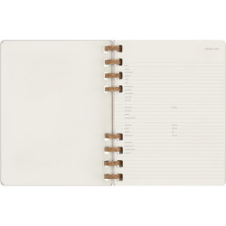 Spiralny kalendarz MOLESKINE Undated Life