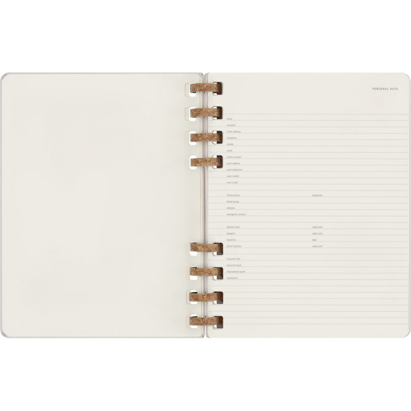 Spiralny kalendarz MOLESKINE Undated Life