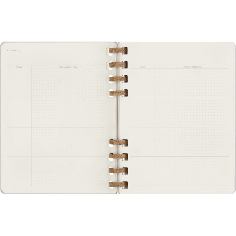 Spiralny kalendarz MOLESKINE Undated Life