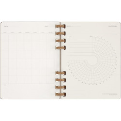 Spiralny kalendarz MOLESKINE Undated Life