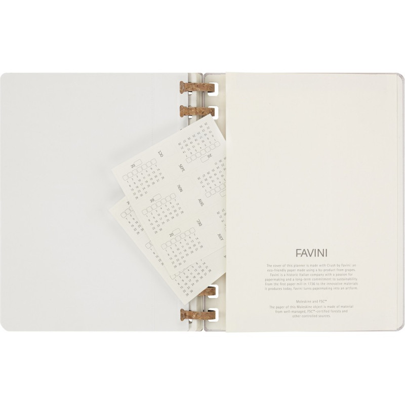 Spiralny kalendarz MOLESKINE Undated Life