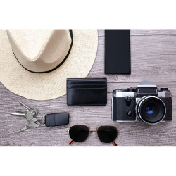 Skórzany portfel Exclusive Collection etui na karty kredytowe ochrona RFID | Henrye