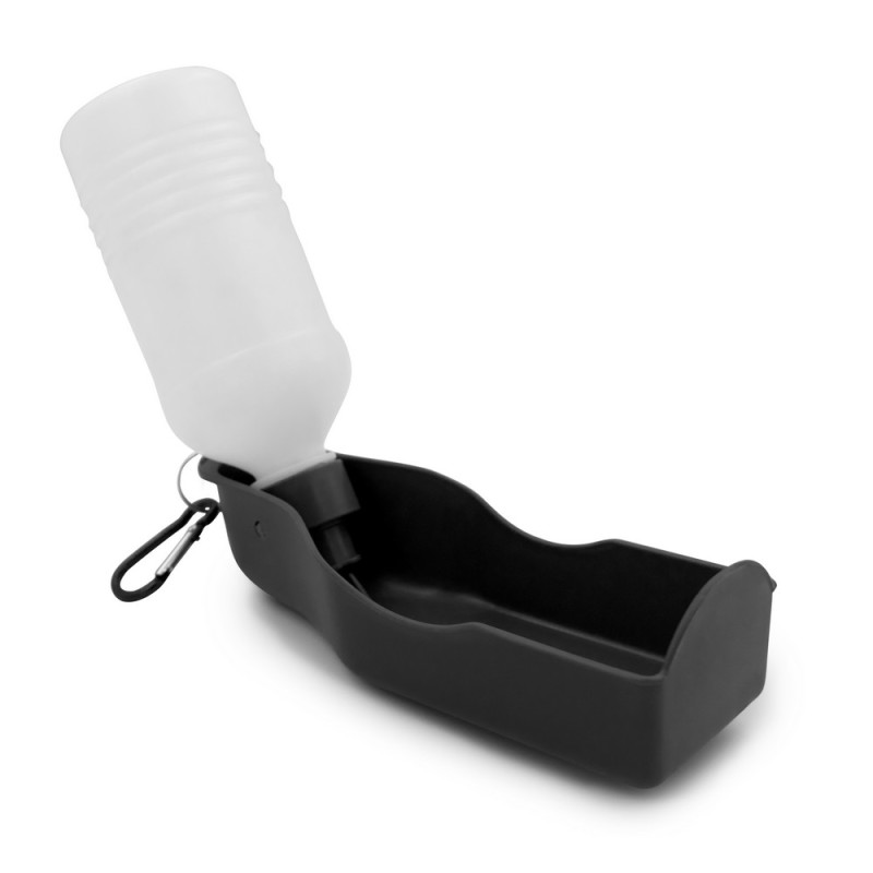 Butelka podróżna dla psa 250 ml miska na wodę z karabińczykiem | Maud