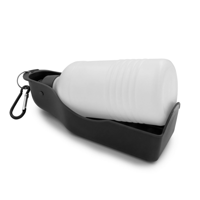 Butelka podróżna dla psa 250 ml miska na wodę z karabińczykiem | Maud