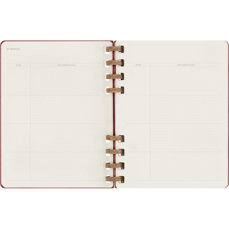 Spiralny kalendarz MOLESKINE Undated Life