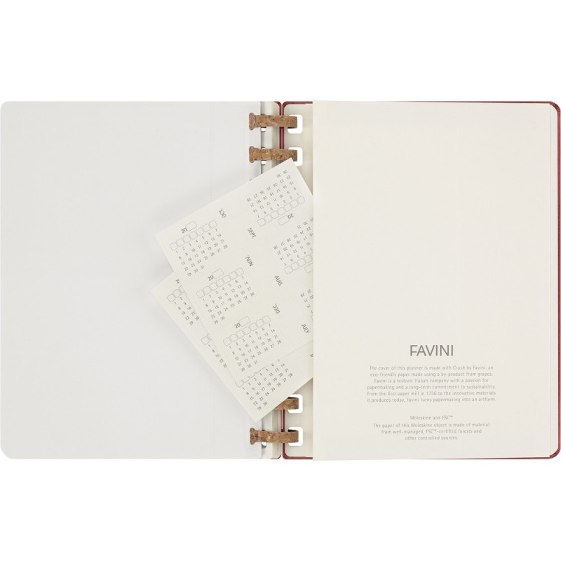 Spiralny kalendarz MOLESKINE Undated Life