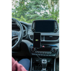 Samochodowy uchwyt do telefonu ładowarka bezprzewodowa 15W | Skyler