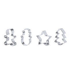 Zestaw do pieczenia 5 el wałek do ciasta 4 foremki do ciasta