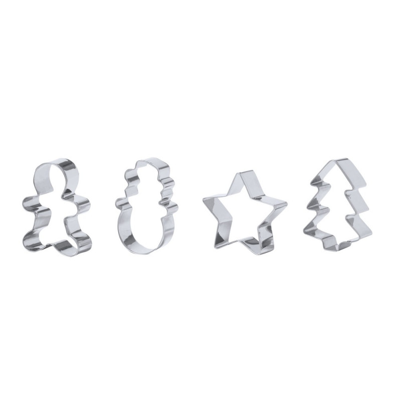 Zestaw do pieczenia 5 el wałek do ciasta 4 foremki do ciasta